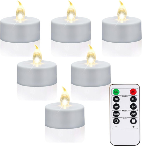 Stück flammenlose led - 5,