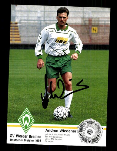 Autogrammkarten werder - 8,