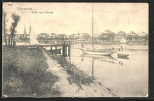 Ansichtskarte Travemünde, Blick vom Priwall 