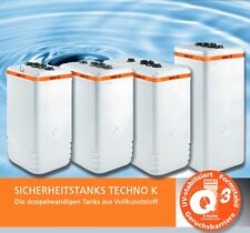Heizöltankanlage mit doppelwand. Sicherheitstank 1500 L Öltank Heizöl/Diesel