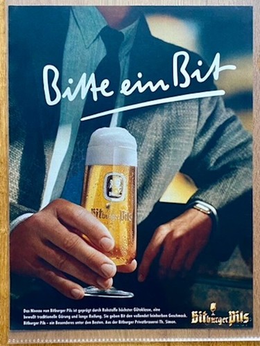 Bitte ein bit bitburger pils - ein,