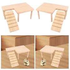 Hamster Holzplattformen Spielzeug Nager Spielset mit Leiterkäfig Zubehör L