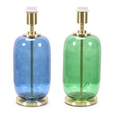 Glas Tisch Lampenfuß