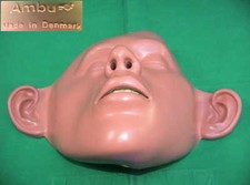 1x Maske AMBU MAN GESICHTSMASKE Übungsphantom Wiederbelebung Reanimation Trainer