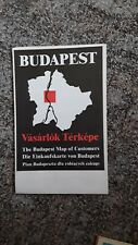 Stadtplan Budapest, Ausgabe 1984