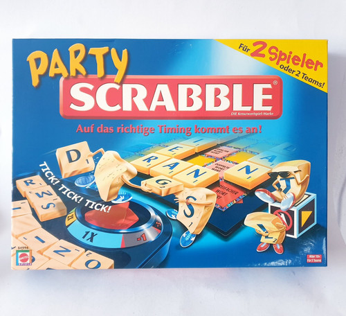 Party scrabble spiel mattel - scrabble,