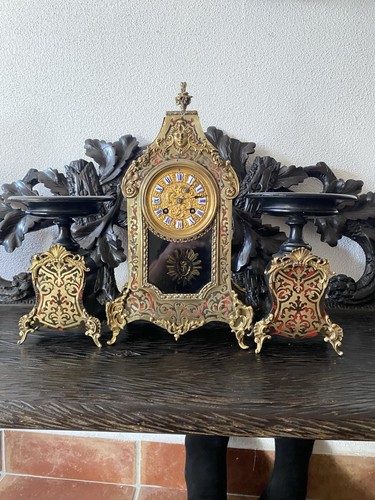 Boulle uhr mit beisteller - beisteller, um