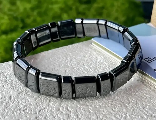 Hämatit stretch armband - ,