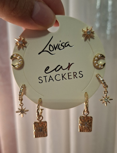 Lovisa ohrring set stacker - lovisa, ohrring-set