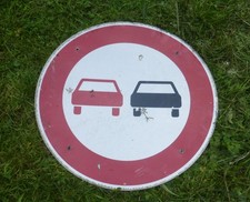alt Verkehrsschild Schild RUND