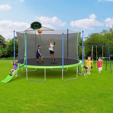 3-in-1 12ft Trampoline Round
