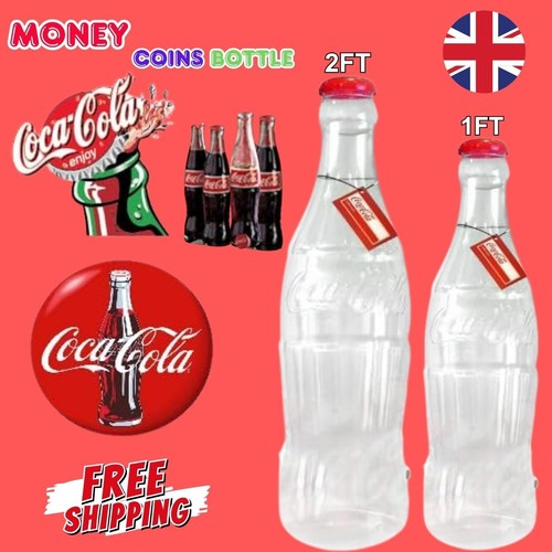 Riesige coca cola geldflasche - coca,
