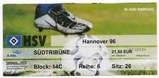 Ticket BL Hamburger SV - Hannover 96 2003/04