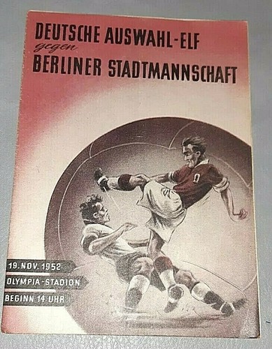 Orig fussball programm - orig.,