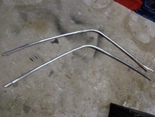 Regenleiste vorne li. & re. & Manschetten  BMW E9 2,5CS 2800CS 3,0CS 3,0CSi/CSl