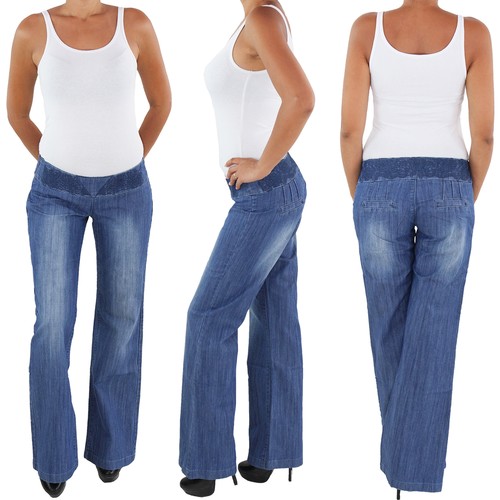 Damen schlaghose bootcut - bootcut, jeans