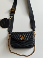 Louis Vuitton Tasche New Wave Multi Pochette Crossbody black. Leder. Gebraucht.