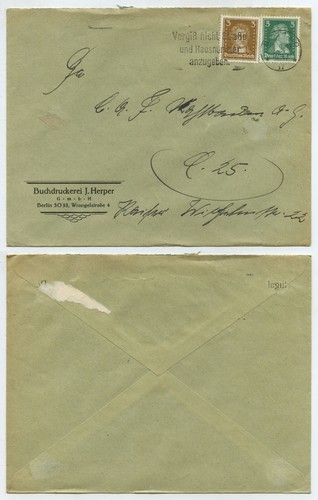 77372 beleg buchdruckerei j - 77372,