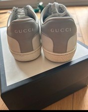 Gr 35 Gucci Sneaker weiß grau
