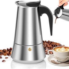 Espressokocher Edelstahl Moka