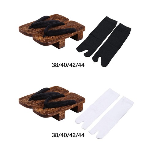 Japanische holz clogs mit tabi - mit,