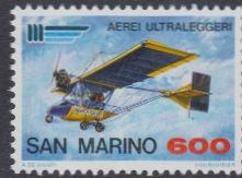San Marino Mi.Nr. 1361 Ultraleichtflugzeug (600)