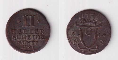 Heller kupfer münze - 2,