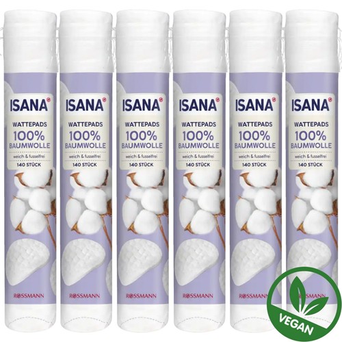 140 pads isana wattepads - 6,