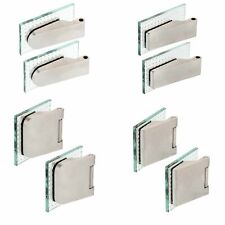 Edelstahl Glastürbänder