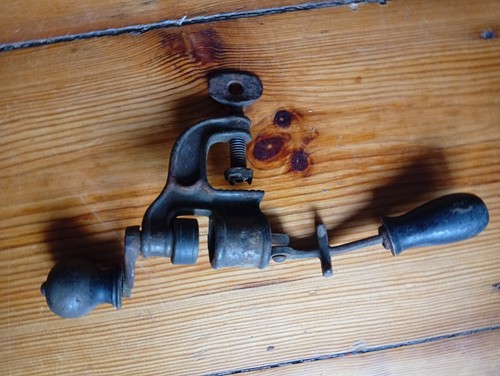 30113 antike eisen ladepresse - eisen,