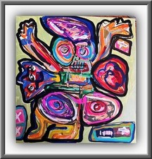 Engel Mann  Pop Art  Malerei