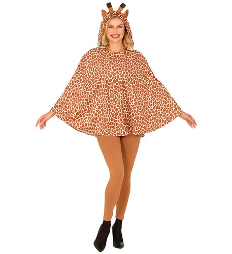 Poncho giraffe onesize kostüm - poncho,
