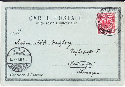 Post türkei 1899 - dt., mi