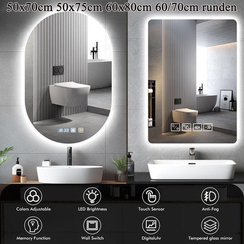 Badspiegel mit led beleuchtung - led,