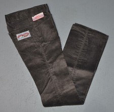 STA Jeans Vintage 70s 70er Flare Jeans Schlaghose Breitcord braun Gr. 26/34