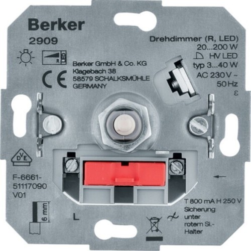 Berker drehdimmer led - led, basic