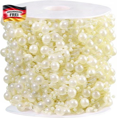 Perlenkette deko 30m - perlenkette,