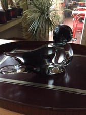 Glasfigur Skulptur Vogel ENTE