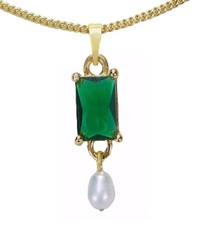 Anhänger Turmalin grün