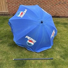 Vintage PEPSI COLA SODA WERBUNG Gartenschirm / Strand Sonnenschirm