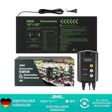 Heizmatte Pflanzen Gewächshaus Terrarium Reptilien Thermostat