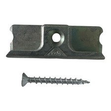 Roto NT Sicherheits- Schließblech 383341 für Holzfenster  inkl Schraube Pilzkopf