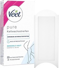 3x VEET Kaltwachsstreifen für sensible Haut 60 Kaltwachsstreifen Neu (123)