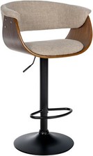 Barhocker Vestal Holzsitz mit