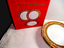 Mahebata Weihnachtsservice AHORN Suppenteller   tiefe Teller; 3 Stück