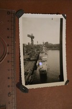 tolles altes Foto leichter Kreuzer Köln in der Werft - Wilhelmshaven ??? 