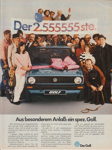 Volkswagen golf reklame - volkswagen, vw