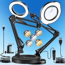 Lupe mit Licht und Ständer