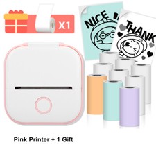 Phomemo T02 Tragbarer Mini-Thermodrucker Etikettendrucker Fotoaufkleberdrucker