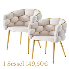 2er Luxus Esszimmerstuhl